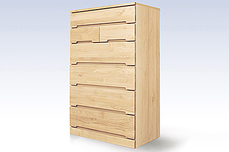 80HCWH 無垢材を使用したチェスト【諸富家具】:C173-010