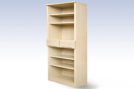 80書棚WH 無垢材を使用した書棚【諸富家具】:C132-010