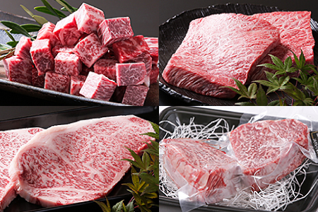 【全4回定期便】佐賀牛ステーキ1.4kgコース：C111-004