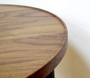 グラシュー44サイドテーブル WN ウォルナット 【諸富家具】：C162-008