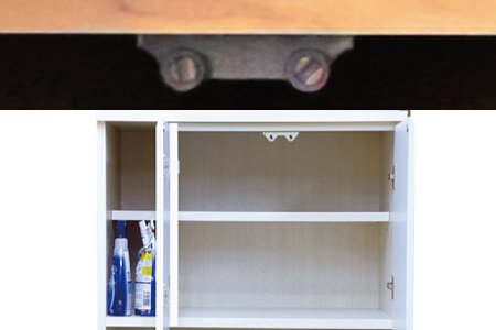 60幅サニタリー隙間収納(NA)【諸富家具】:C150-041