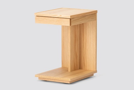 ジラーレ35サイドテーブル Oak【諸富家具】：C142-003