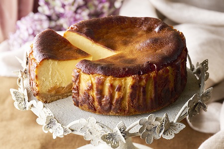 キャラメルりんごのバスクチーズケーキ：B110-008