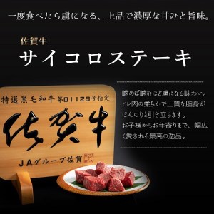 希少部位!佐賀牛ヒレサイコロステーキ200g:B205-002