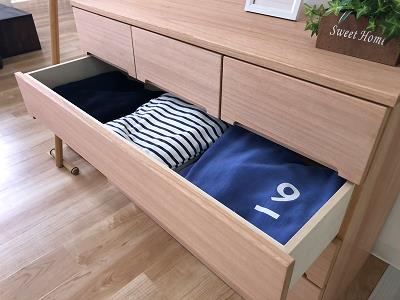 桐たんす 総桐柿渋染め パーシモン100幅7段:C285-003