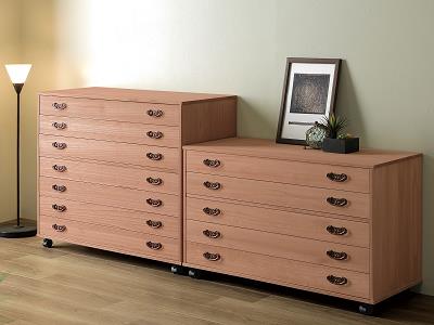 桐たんす 総桐柿渋染めチェスト PA-1007:C179-001