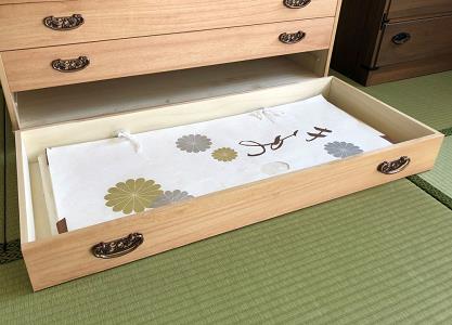 桐たんす 総桐柿渋染めチェスト PA-1007:C179-001