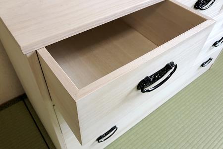 桐たんす 総桐衣裳チェスト HT-100幅4段C：C146-005
