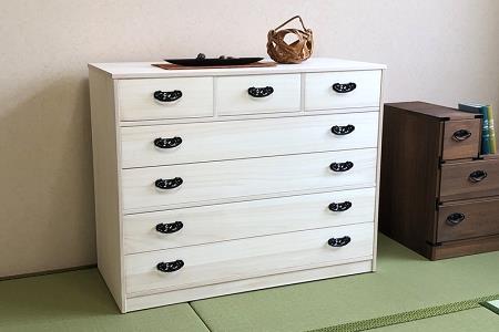 桐たんす 総桐衣裳チェスト HT-100幅5段C：C167-002