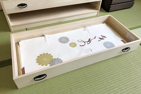 桐たんす 総桐着物チェスト深6段 NKT-6:C153-004