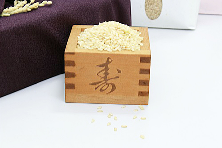 佐賀県特別栽培農産物認証！！　自然米「神の力」霧箱風呂敷包み1㎏：B345-001