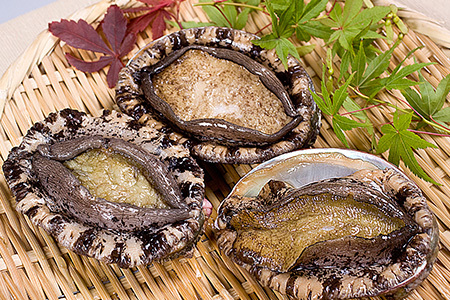 唐津産活きあわびの酒蒸し(だし付200g) ギフト