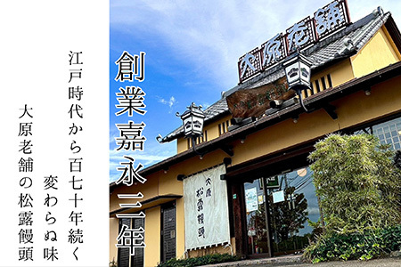 大原老舗松露饅頭 10個入 和菓子 まんじゅう スイーツ あんこ おやつ デザート