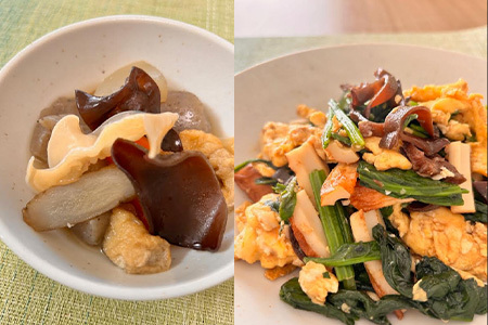 ノウフクJAS認証 乾燥きくらげ 2種セット(しろかがみ30g・くろかがみ35g) 唐津市産 キクラゲ 木耳 きのこ 食物繊維  和食 中華 洋食 料理