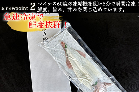 呼子のいか活造り1杯! コリコリ甘い鮮度抜群の透明感! 約250g 刺身 ギフト 冷凍