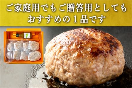 唐津バーグ8個と柚子胡椒ソースのギフトセット