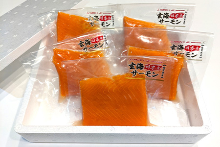 玄海サーモン 柵(80g×5P) 刺身用 サーモントラウト 小分け