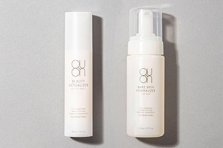 クオン フェイスケアセット(フェイスソープ &オールインワンセラム) 天然由来 スキンケア 化粧品 コスメ 美容液 QUON