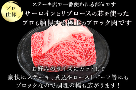 プロシリーズ》佐賀牛 最上位部位ロースブロック1kg 牛肉 ステーキ ...