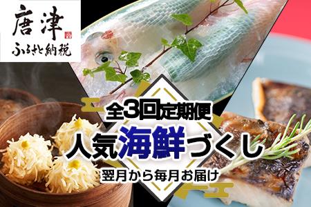 「全3回定期便」唐津で人気海鮮づくし 寄付の翌月からお届け！呼子のいか活造り 魚 個食パック いかしゅうまい 