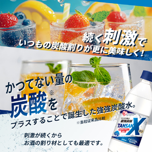 炭酸 アイリス史上最強炭酸 TANSAN X 450ml×24本 1ケース 強炭酸 炭酸水 飲料