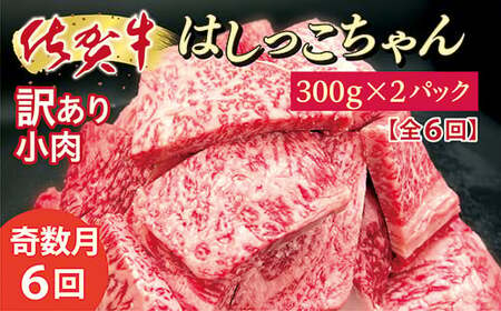 r-15 【奇数月に６回】佐賀牛小肉「はしっこちゃん」定期便