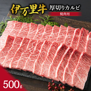 伊万里牛 厚切り カルビ 焼肉用 500g J246 | 佐賀県伊万里市