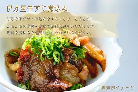 【数量限定】伊万里牛 ひきすじ 1kg(500ｇ×2Ｐ) カレー おでん 牛すじ煮込み どて煮 172-J962