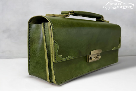 【伊万里レザー】セカンドバッグ【職人手縫い】 115-N243
