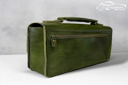 【伊万里レザー】セカンドバッグ【職人手縫い】 115-N243