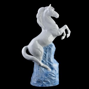 【伊万里焼】岩上馬 インテリア 置物 025-H573