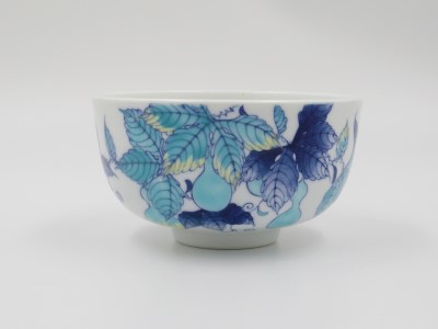 【伊万里焼】「色鍋島瓢文小丼」色鍋島・伊万里・鍋島・磁器・市川光山窯 022-H998