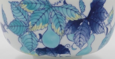 【伊万里焼】「色鍋島瓢文小丼」色鍋島・伊万里・鍋島・磁器・市川光山窯 022-H998