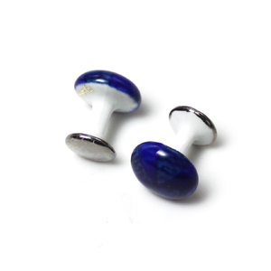 伊万里焼強化磁器カフスボタン（2色濃） 029-H1012