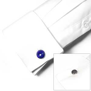 伊万里焼強化磁器カフスボタン（2色濃） 029-H1012