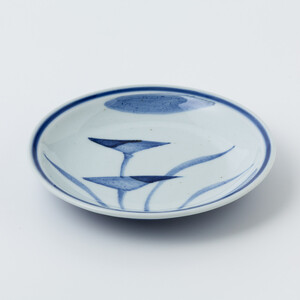 伊万里陶苑　嬉草紋18cm皿（縁付） 070-H976