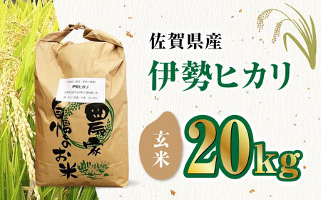 栽培期間中農薬不使用 令和7年産 伊勢ヒカリ玄米 20kg /鶴ノ原北川農園 [UDL008] 玄米