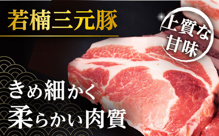 【6回定期便】肉汁たっぷり 若楠三元豚ハンバーグ 150g×8個 /ナチュラルフーズ[UBH057]