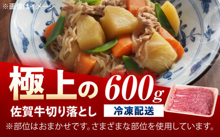 佐賀牛 牛肉切り落とし 600g /MKミート武雄[UEM030] 牛肉切り落とし