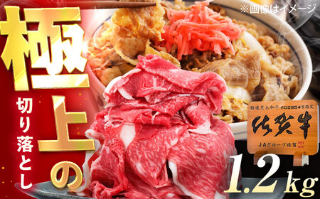 佐賀牛 牛肉切り落とし 1.2kg（600g×2p） /MKミート武雄[UEM034] 牛肉切り落とし