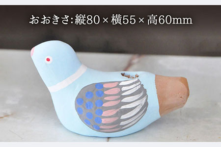 鳩笛・目なし鳩　１０羽セット●１９５０年代当時もの●郷土玩具土人形　民芸品　土笛 鳩笛・目なし鳩 10羽セット○1950年代当時もの○郷土玩具