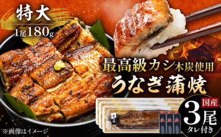 国産 うなぎ蒲焼 特大3尾 /すみまる [UDH013] うなぎ