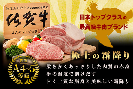\極上のご褒美肉!/佐賀牛サーロインステーキ 200g×5枚|A5・A4等級 厳選黒毛和牛|とろける霜降り 高級ステーキ|贈答・ギフト対応可|国産牛|佐賀県鹿島市 送料無料 G-67