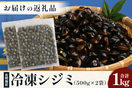  冷凍シジミ１kg（500g×2袋） AA-18