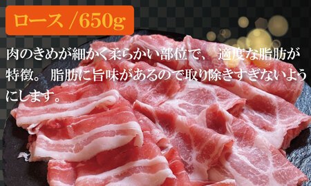 佐賀県産肥前さくらポークロース・モモ スライス しゃぶしゃぶ 用詰合せ(1.9kg)潮風F 豚肉 B130-010