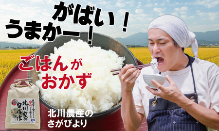 【定期便】お米定期便 北川農産の米（3kg x 12回）  Q081-001
