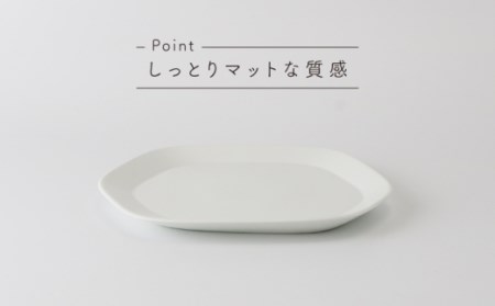 肥前吉田焼 Voronoi プレート S -matwhite- 2点 【224】 [NAU020] 肥前吉田焼 やきもの 焼き物 うつわ 器 さら 皿