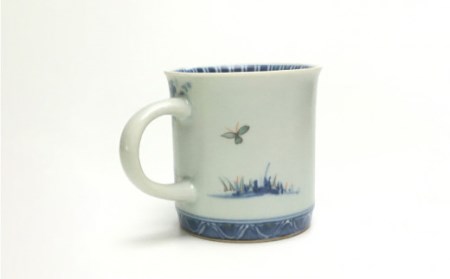 染錦鹿文マグカップ1点 NAT006 