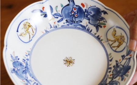 染錦柘榴駱駝文多用鉢 NAT009 