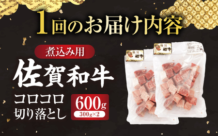 【3回定期便】牛肉切り落とし600g NAC107 牛肉定期便